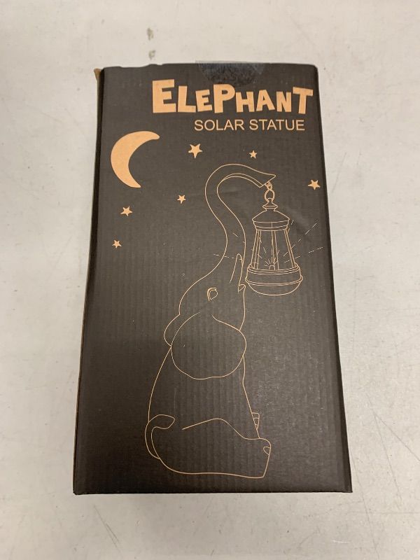 Photo 1 of Goodeco Elephant Statue for Garden Decor with Gift Appeal - Ideal Gifts for Women, Mom or Birthdays, Beautifully Crafted Outdoor & Home Decor to Wow Your Guests (11" Elephant)