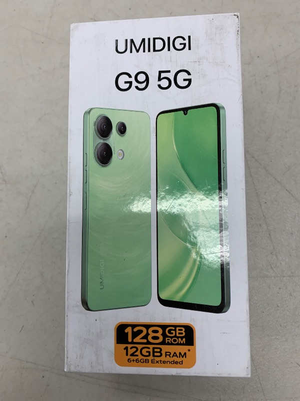 Photo 1 of UMIDIGI G9 5G Cell Phone, Android 14 Unlocked Phones, 12(6+6) GB +128GB/1TB TF Expand, 5G Dual SIM, 50MP Camera, 6.75" HD+ 90Hz Display, AI Face & Fingerprint Unlock, 5000mAh Android Phone Black