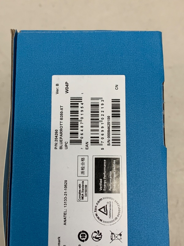 Photo 1 of BlueParrott B350-XT Mono Bluetooth Wireless Headphones 96% Noise Canceling Over Head Trucker Headset with Mic, Adjustable Lightweight Headband, IP54-Rated Protection, 24 hrs. Talk Time, Black