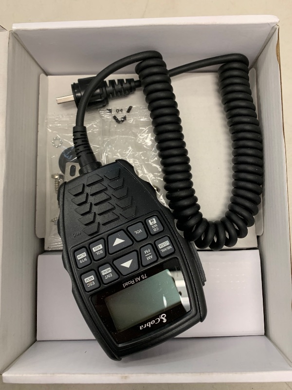 Photo 1 of Cobra 75 All Road Wireless CB Radio - Dual-Mode AM/FM, Full 40 Channels, Bluetooth Connectivity, Digital Noise Cancellation, Waterproof, Instant Channel 9, 4-Watt Output, Easy to Operate, Black