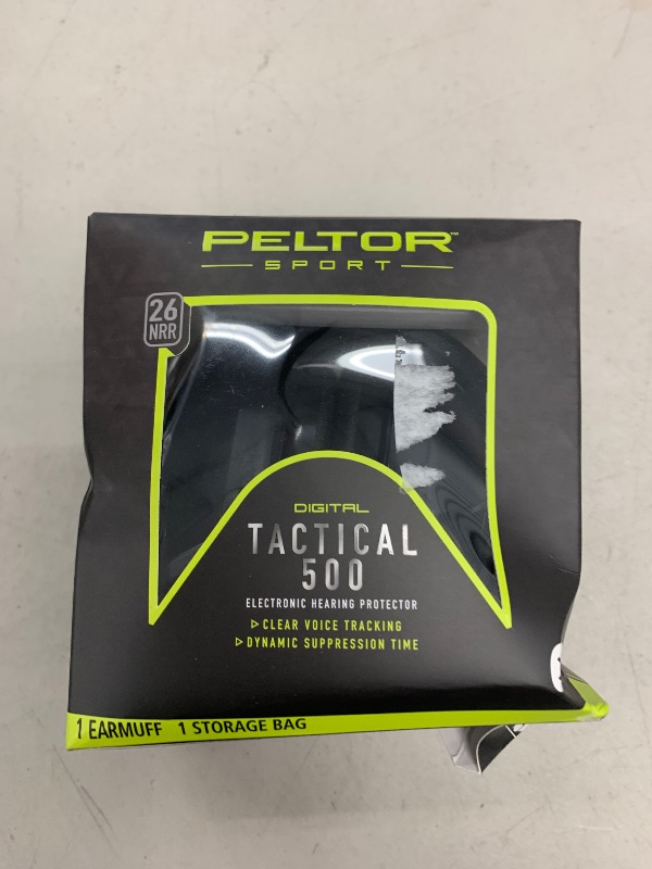 Photo 1 of Peltor Sport Tac 500, Black, One Size