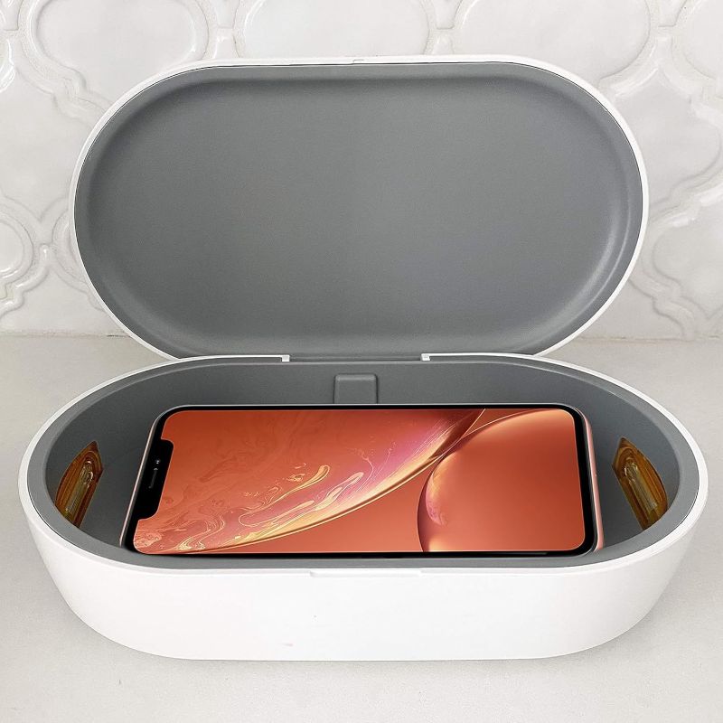 Photo 1 of UV Phone Sanitizer and Charger by Johns Avenue - UV Sanitizer with Quick 5 Minute Sanitation Mode