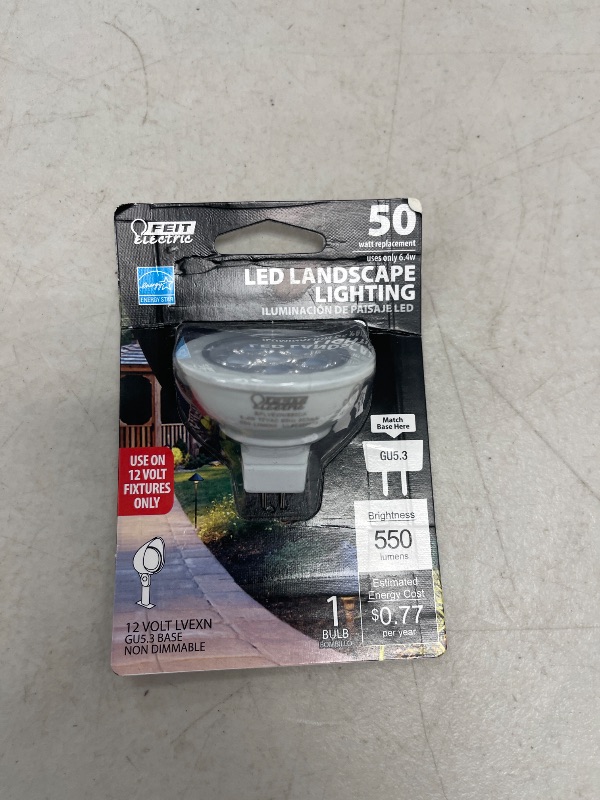Photo 1 of Feit Electric Bplvexn/830ca Mr16 Non Dimmable Led Bulb, 3000k