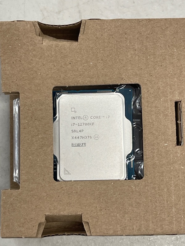 Photo 1 of Intel® Core™ i7-12700KF Desktop Processor 12 (8P+4E) Cores up to 5.0 GHz Unlocked LGA1700 600 Series Chipset 125W