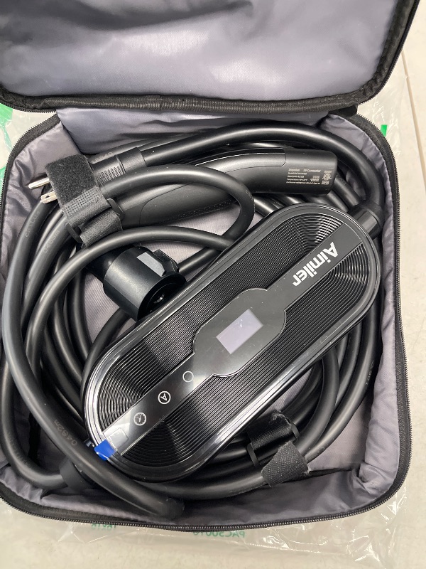 Photo 1 of AIMILER Level 1/2 Tesla Charger(WIFI APP/Plug-play), 16A, 25ft Cable ETL Certified, 240V NEMA 6-20P Plug & 120V 5-15P Adapter, NACS Connector, Portable Electric Car EV Charger for Tesla Models Y/X/3/S