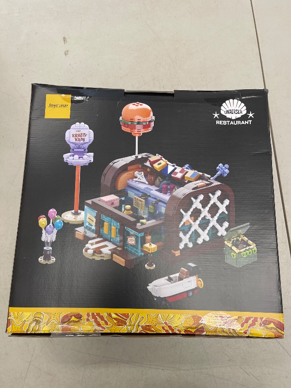 Photo 1 of Undersea Restaurant Building Set for Adults - Creator-Style Kit with Pull-Out Interactive Structure - Compatible with Lego, Ideal Gift for Home Decor Fans & Animated Series Enthusiasts