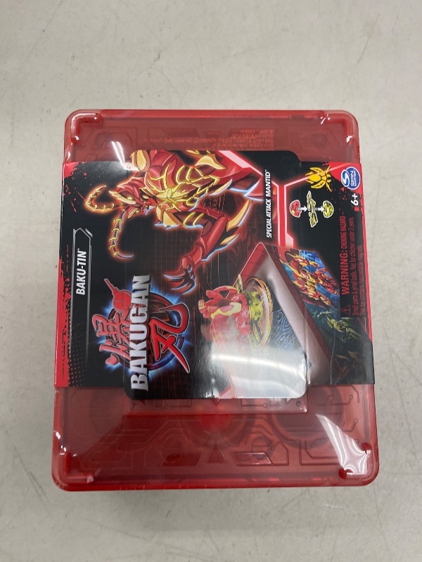 Photo 1 of Bakugan Baku-tin with Special Attack Mantid, Customizable, Spinning Action Figure and Toy Storage, Kids Toys for Boys and Girls 6 and up