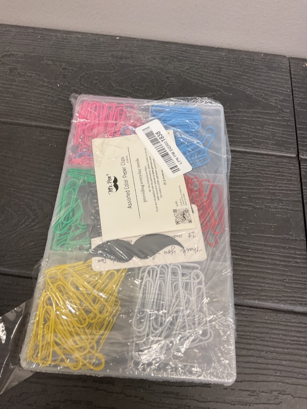 Photo 1 of Mr. Pen- Paper Clips, 2 Inch, 240 Pack, Large Colored Paper Clips, Colored Paper Clip, Clip, Paperclips, Paper Clip, Office Supplies, Clips for Paperwork, Paper Clips for Office, Paper Clips Large