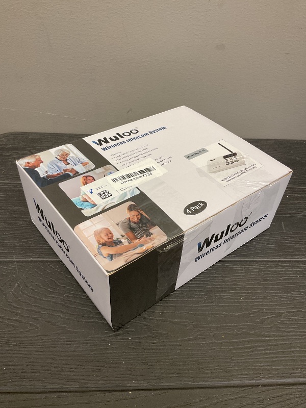 Photo 1 of Wuloo Intercoms Wireless for Home 1 Mile Range 22 Channel 100 Digital Code Display Screen, Wireless Intercom System for Home House Business Office, Room to Room Intercom Communication(4Stations White)