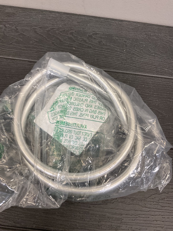 Photo 1 of PVC Shower Hose 59 Inches Shower Hose Extra Long Used In Showerheads Spray Bidet Bathing Toilet Cleaning Pet Flexible Showerhead Hoses Replacement Chorme Showerhose For Rv Bidet Hoses(Silver, 59 In)