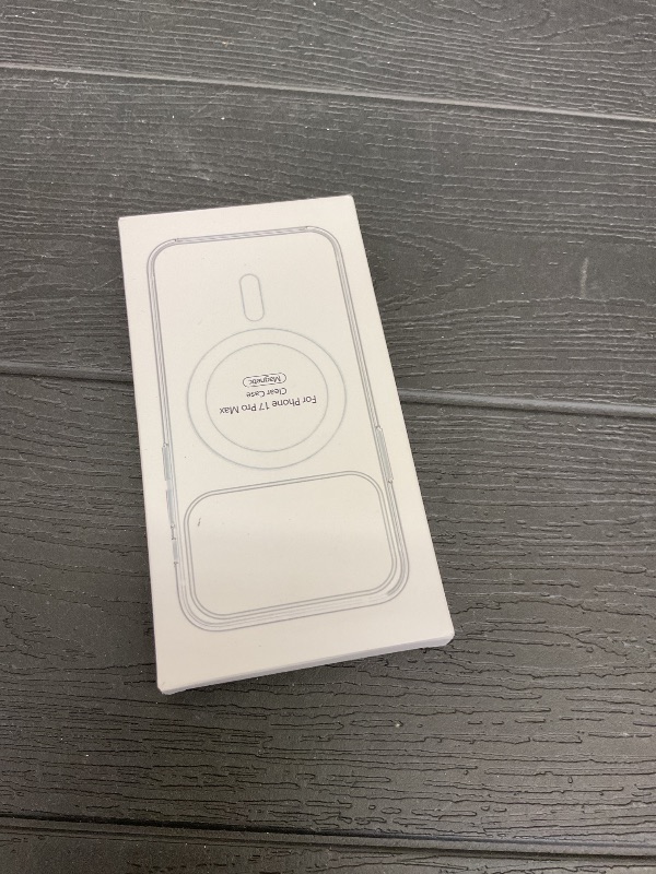 Photo 1 of amCase Clear Case for 17 Pro Max (6.9") | Camera Control Cutout | Compatible with MagSafe Accessories | Drop Protection | Ultra-Strong Magnetic | Support Wireless Charging