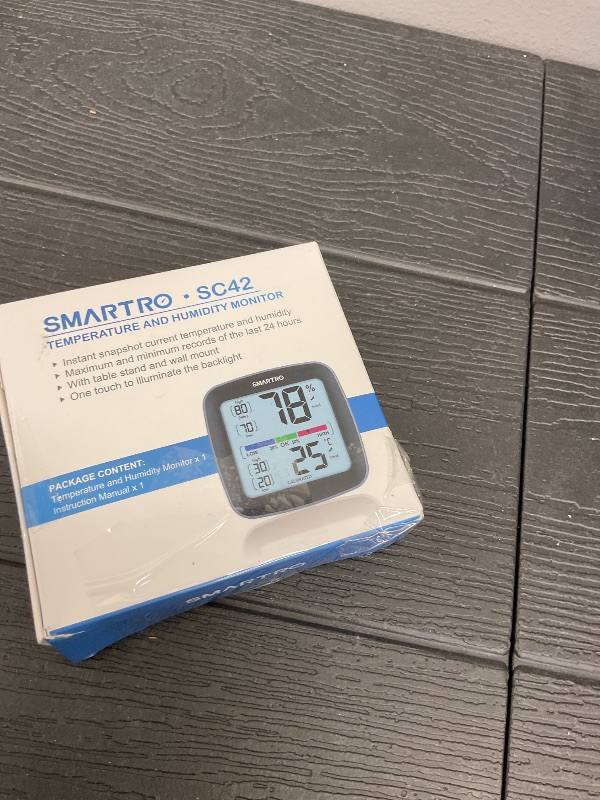 Photo 1 of SMARTRO SC42 Professional Digital Hygrometer Indoor Thermometer Room Humidity Gauge Pro Accuracy Calibration