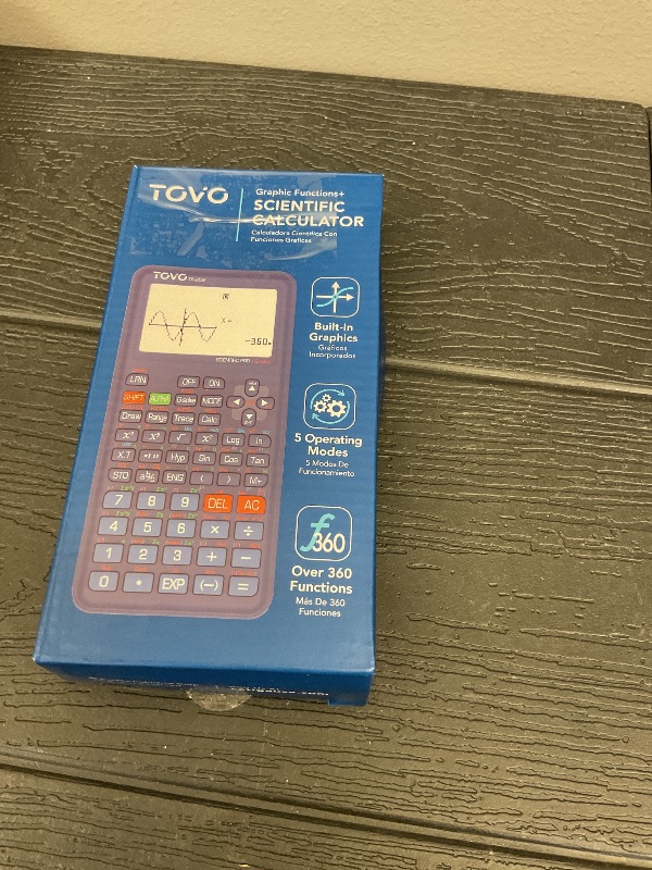 Photo 1 of TOVO Scientific Calculator with Graphing Functions, Multiple Modes, 360 Functions, Large Screen, Intuitive Interface for Beginners, High School & Advanced Courses, TS-259 (Developed by CATIGA)