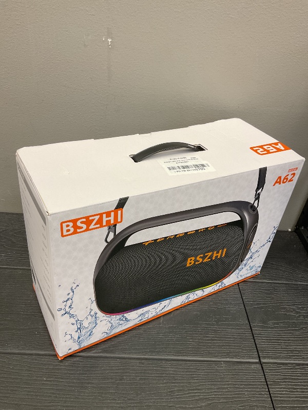 Photo 1 of BSZHI 80W(120W Peak) Bluetooth Speaker Loud, Portable IPX6 Waterproof Bluetooth Speakers Wireless TWS for Outdoor, Party, Travel, and Beach Camping with Light, BT5.0, USB/TF Card, AUX