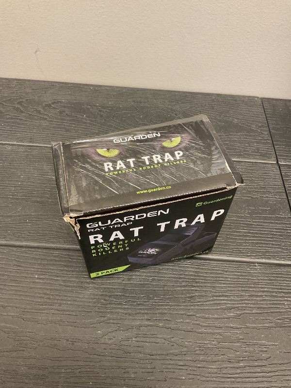 Photo 1 of Rat Traps Indoor (2 Pack) Catch Rats, Mice, and Voles Fast with These Simple to Bait, Safe to Set, Non Electric Rat Trap for Home, Yard, and Barn