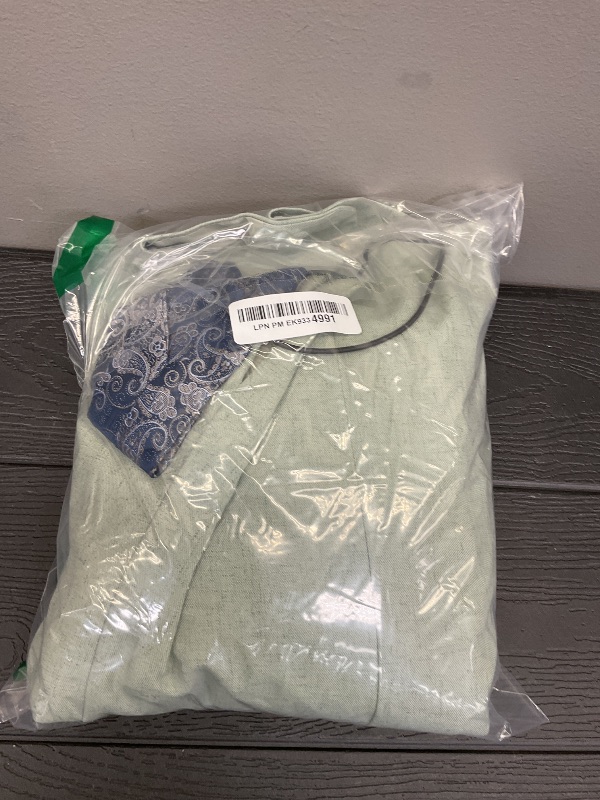 Photo 1 of KEYWANTS Linen Suits for Teenage Boys Size 12 Kids Green Tuxedo Teens Beach Wedding Formal Dress Outfits Jacket Pants and Vest Set