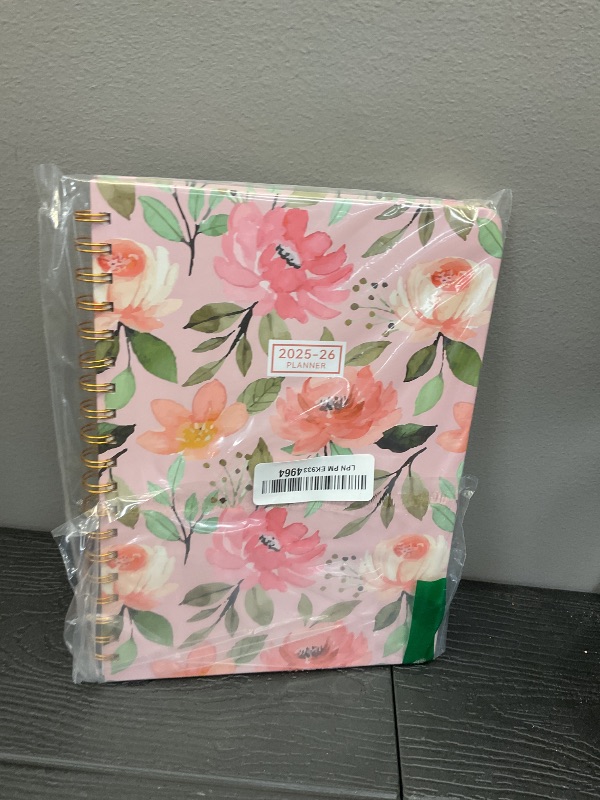 Photo 1 of Planner 2025-2026 Planner Weekly and Monthly, Jul. 2025 – Jun. 2026 Hardcover Calendar Planners 2025 for Women Spiral Bound Inner Pocket Pad, 8”×10”