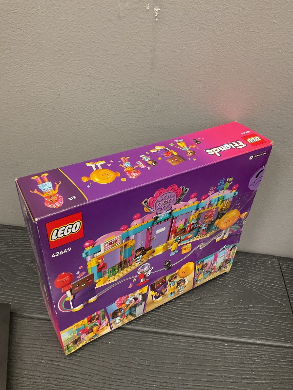 Photo 1 of LEGO Friends Heartlake City Candy Store Building Toy - Pretend Play Set for Kids, Girls and Boys, Ages 6+ - Gift for Birthdays - with 2 Minidolls, a Micro-Doll, and a Cat Figure - 42649