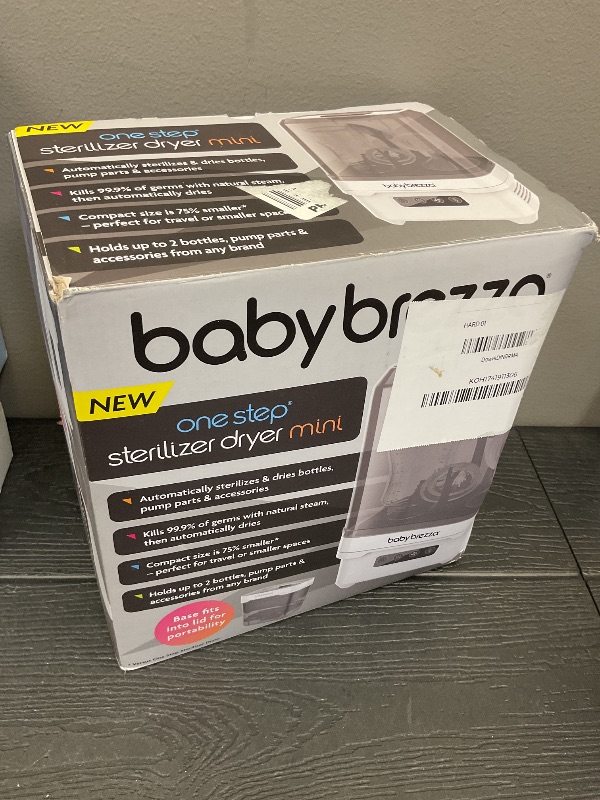 Photo 1 of Baby Brezza Portable Baby Bottle Sterilizer Dryer for Travel - Mini Sterilizer Fits Bottles, Pump Parts and Accessories