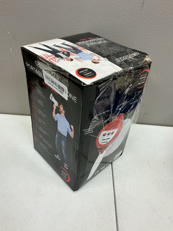 Photo 1 of Portable Megaphone Bullhorn Loud Speaker with Siren Music & Volume Control, 30 Watt Lightweight Mini Bull Horn, 800 Yard Voice Range Mega Phone, Cheering Gifts for Adults, Kids Ages 14 15 16+ Year Old
