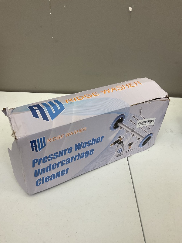 Photo 1 of RIDGE WASHER Pressure Washer Undercarriage Cleaner, 16 Inch Undercarriage Washer with Foam Cannon, Under Car Cleaner with Straight Extension Wand, 4000 PSI