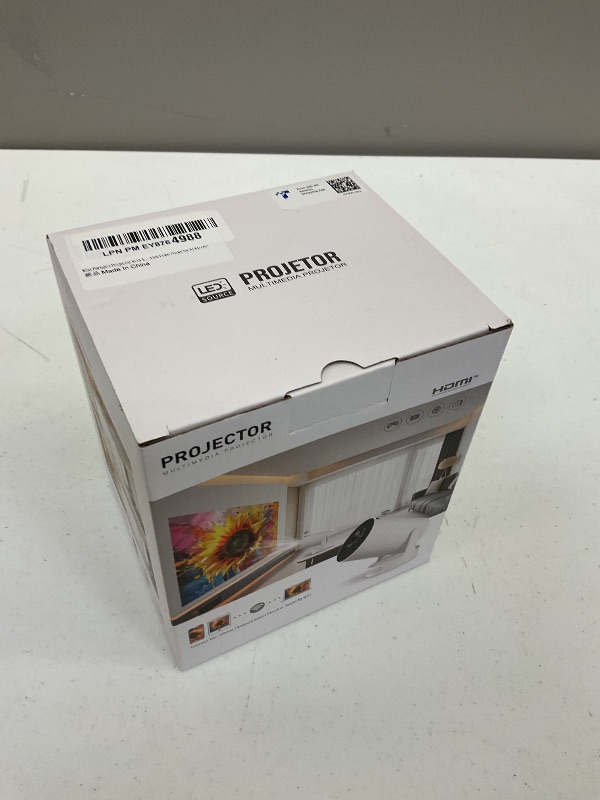 Photo 1 of Mini Portable Projector with 4K Support, Bluetooth 5.4 WIFI6, 5watt Sound Base Speaker, 160 ANSI, Android 11, 210° Rotation , Auto Keystone Correction Video Projector HY300 ULTRA