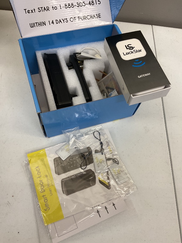Photo 1 of LOCKSTAR® Smart Door Lock • Keyless Entry Deadbolt Door Lock • Multiple Entry Methods – APP • Fingerprint Touch ID • Keypad Code • Card FOB • Traditional Key • Smart Home Devices