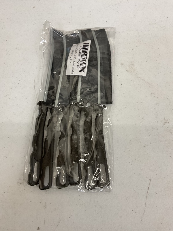 Photo 1 of 6Pcs Hard Bristle Crevice Cleaning Brush - Thin Gap, Small, Grout, Kitchen, Toilet, Bathroom, Sink, Window Cleaning Tools