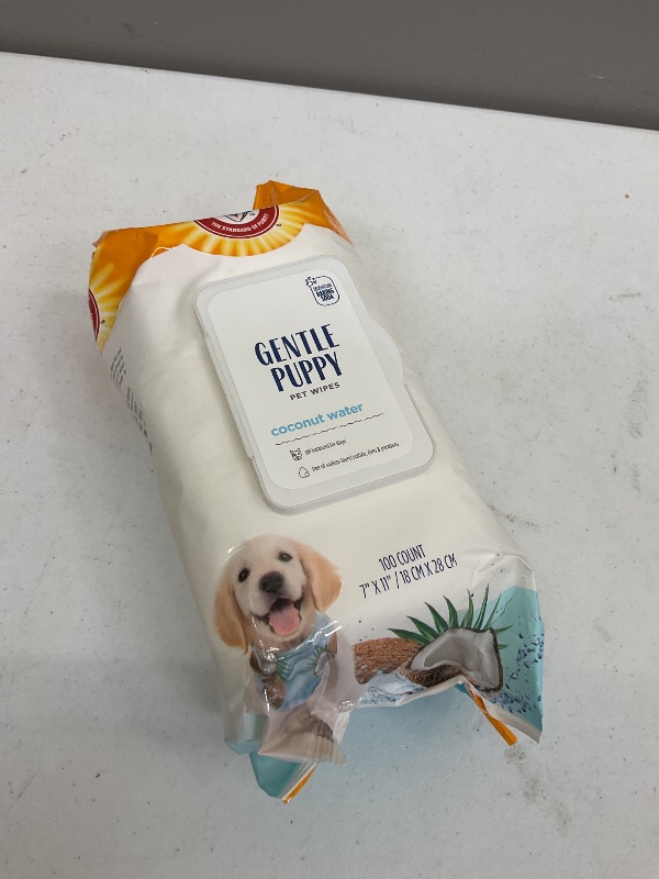 Photo 1 of Arm & Hammer Dog Grooming Wipes - Natural Deodorizing Pet Wipe with Coconut - Travel Essential & Supplies for Dogs - Dog Whole Body & Face Cleaning - Odor Eliminator with Baking Soda Power - 100 Count