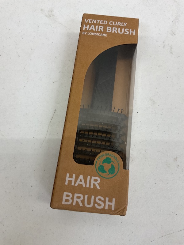 Photo 1 of Curl Defining Brush, Vented Curly Hair Brush for Effortlessly Detangling Shaping and Defining Women's Men's Curls on All Wet or Dry Hair Types, Reduces Frizz (Black 1PC)