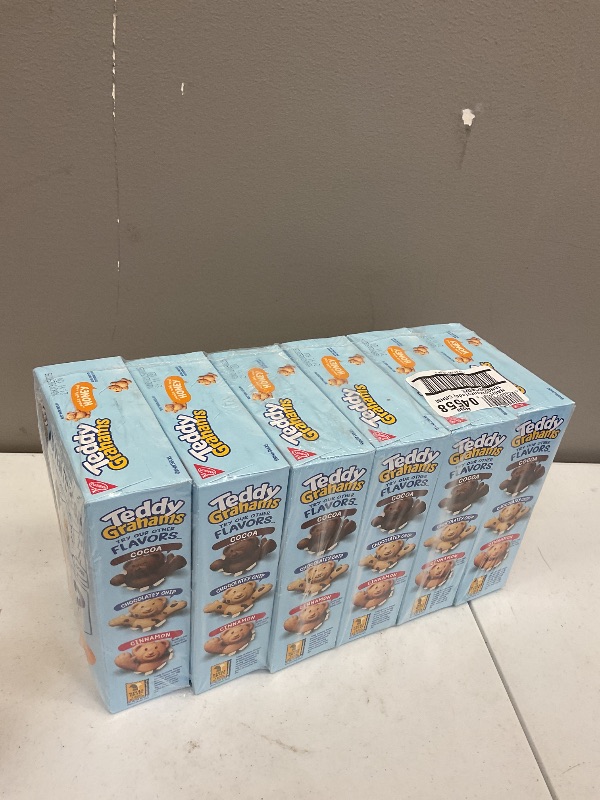 Photo 1 of Exp date 11/2025.  6pack.  TEDDY GRAHAMS Honey Graham Snacks, Kids Snacks, 10 oz
