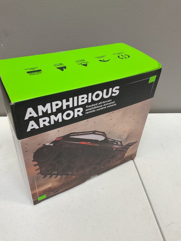 Photo 1 of BEZGAR RC Tank - Amphibious Remote Control Car, Gesture Sensing RC Stunt Car with 2 Rechargeable Batteries, 2.4GHz All Terrain Off Road Truck Crawler Toys, Birthday Gifts for Boys & Girls