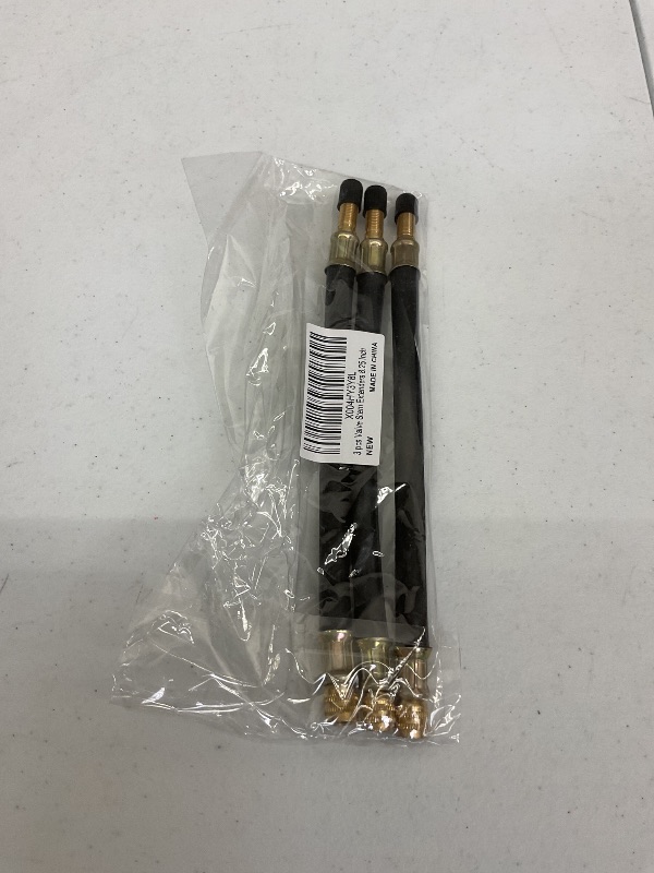 Photo 1 of Tire Valve Extension, 3 Pcs 8.25" Flexible Valve Stem Extenders Adaptor for Universal RV Cars Bicycles Truck Motorcycle Bike Scooter