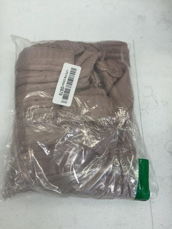 Photo 1 of Size L.   Saodimallsu Womens V Neck Polo Sweater Vest Cable Knit Cap Sleeve Spring Summer Casual Loose Pullover Tops Khaki