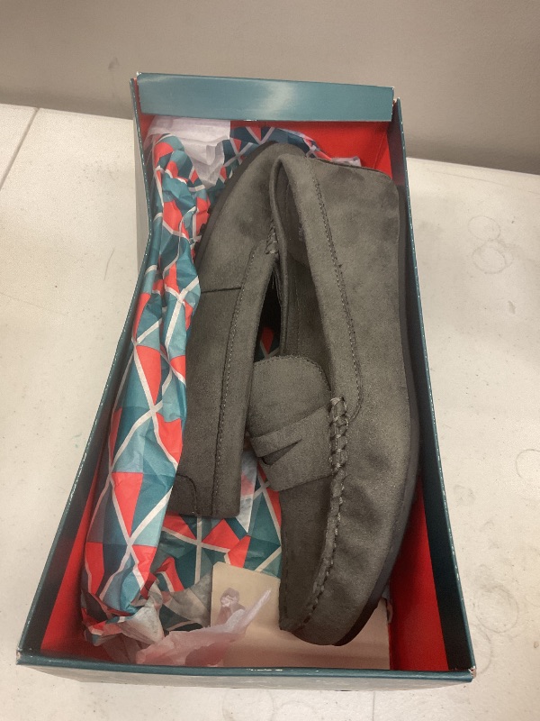 Photo 1 of Aerosoles Women's Penny Driver Moccasin, Grey Faux Suede, 5.5