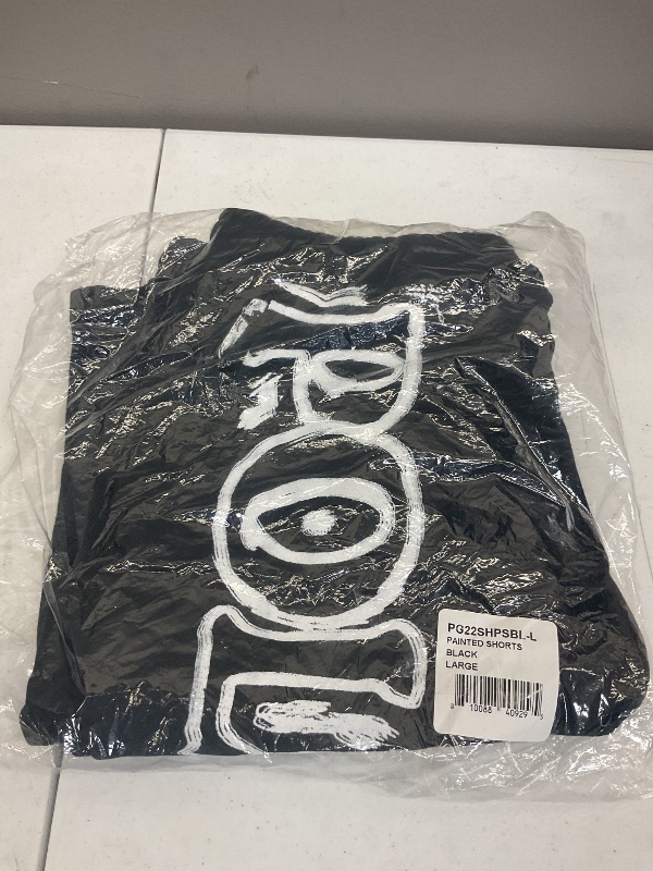 Photo 1 of Polo G Painted Shorts, Black, Large