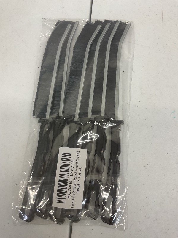 Photo 1 of 6Pcs Hard Bristle Crevice Cleaning Brush - Thin Gap, Small, Grout, Kitchen, Toilet, Bathroom, Sink, Window Cleaning Tools