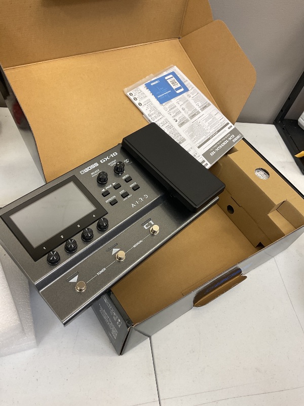 Photo 1 of BOSS GX-10 | Compact Guitar & Bass Effects Processor | GX-100 Sound Engine | Colour Touch Display | 32 Amp Types & 170 BOSS Effects | Multi-mode Footswitches & Expression Pedal | AIRD Technology