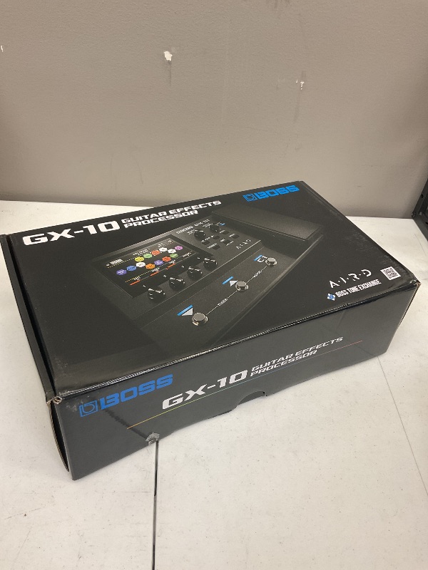 Photo 1 of BOSS GX-10 | Compact Guitar & Bass Effects Processor | GX-100 Sound Engine | Colour Touch Display | 32 Amp Types & 170 BOSS Effects | Multi-mode Footswitches & Expression Pedal | AIRD Technology
