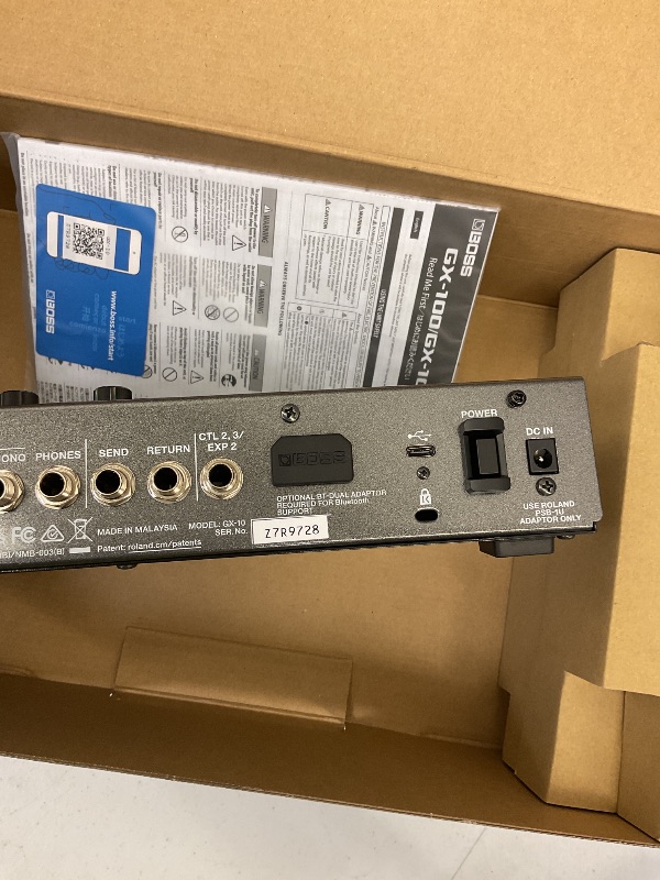 Photo 1 of BOSS GX-10 | Compact Guitar & Bass Effects Processor | GX-100 Sound Engine | Colour Touch Display | 32 Amp Types & 170 BOSS Effects | Multi-mode Footswitches & Expression Pedal | AIRD Technology