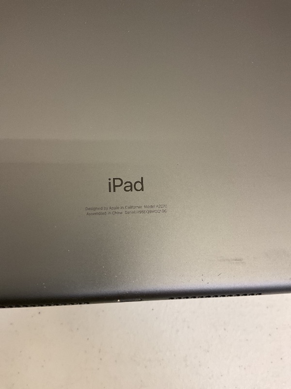 Photo 1 of Apple iPad (10.2-inch, Wi-Fi, 128GB, 8th Generation)- Space Gray (Renewed)