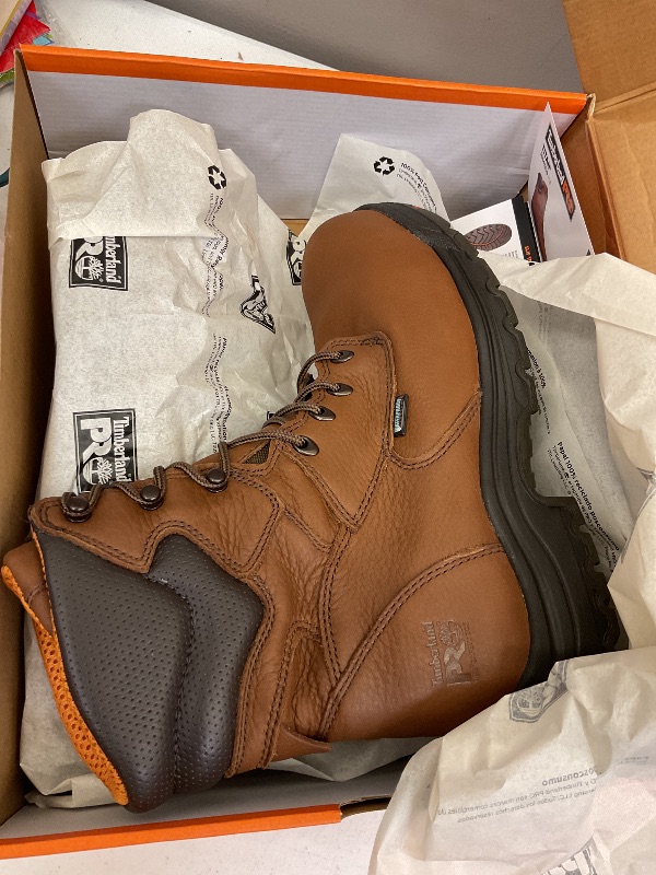 Photo 1 of Timberland PRO 47019 Safety Toe Work Boots - Mens (10) Brown