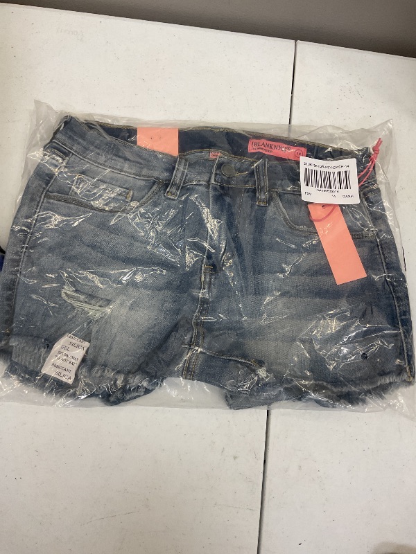 Photo 1 of [BLANKNYC] Big Girl's CUT OFF SHORTS Shorts, FLAVOR SAVOR, 14