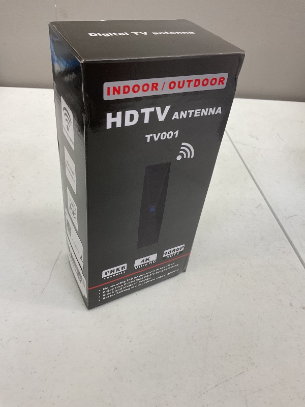 Photo 1 of 2025 Antenna for Smart TV for Local Channels,TV Antenna Indoor for Long Range Reception, Digital Antenna for Easy Installation and All Smart/Old TVs, Supports 4K 1080P HD VHF UHF