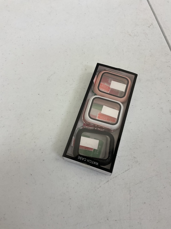 Photo 1 of 6-Pack Case Compatible with Apple Watch 40mm Series SE 3(2025)/SE 2/SE/6/5/4 with Tempered Glass Screen Protector, QCKANLJ Ultra-Thin Hard PC Full Protective Face Cover Bumper for iWatch 40 mm