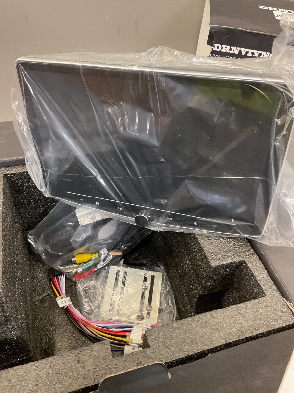 Photo 1 of 10 inch Double Din Car Stereo Wireless Apple CarPlay & Android Auto, QLED Floating Touchscreen Radio with YouTube, Netflix, TikTok, Bluetooth Navigation, 240W Powerful Sound, 32GB Storage