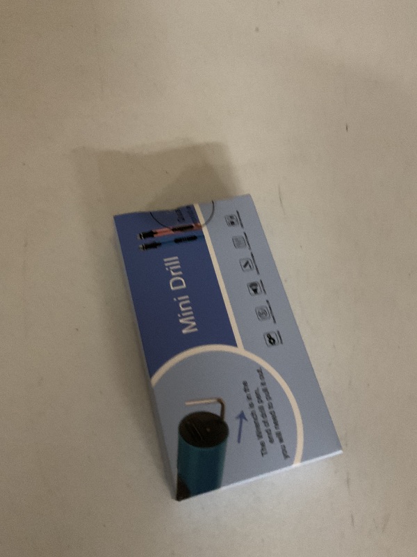 Photo 1 of 3-Speed Cordless Mini Drill Pen With 8 Small Drill Bits,Rechargeable Electric Hand Drill Pin Vise,Resin Drill Set For Jewelry Making,Resin,Plastic,Wood,Keychains DIY (BLUE)