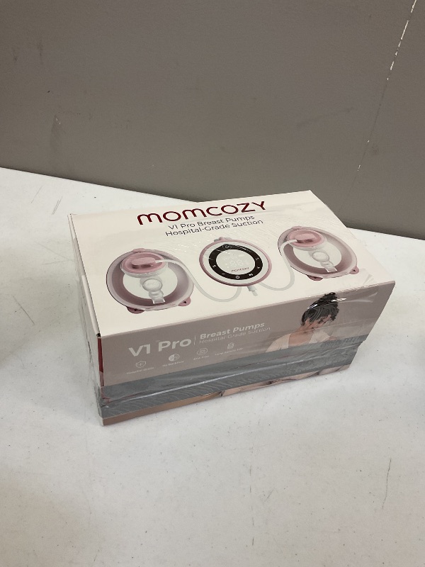 Photo 1 of Momcozy Breast Pump Hospital-Grade Light, with 3 Modes|15 Levels, Deep Pink