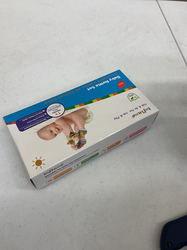Photo 1 of Infinno Baby Wrist Rattle Socks and Foot Finder Set, Perfect Baby Toys for 0-12 Months Newborn Boys and Girls As Shower Gifts, Garden Bug Series