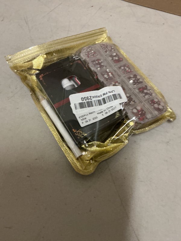 Photo 1 of 6100Pcs Resin Rhinestones for Bedazzling with 2Pcs 10ml B7000 Jewelry Glue, 1 Box Flatback Crystals Diamond (Red) for Crafting Crafts Gems for Clothing Shoes Nail Art